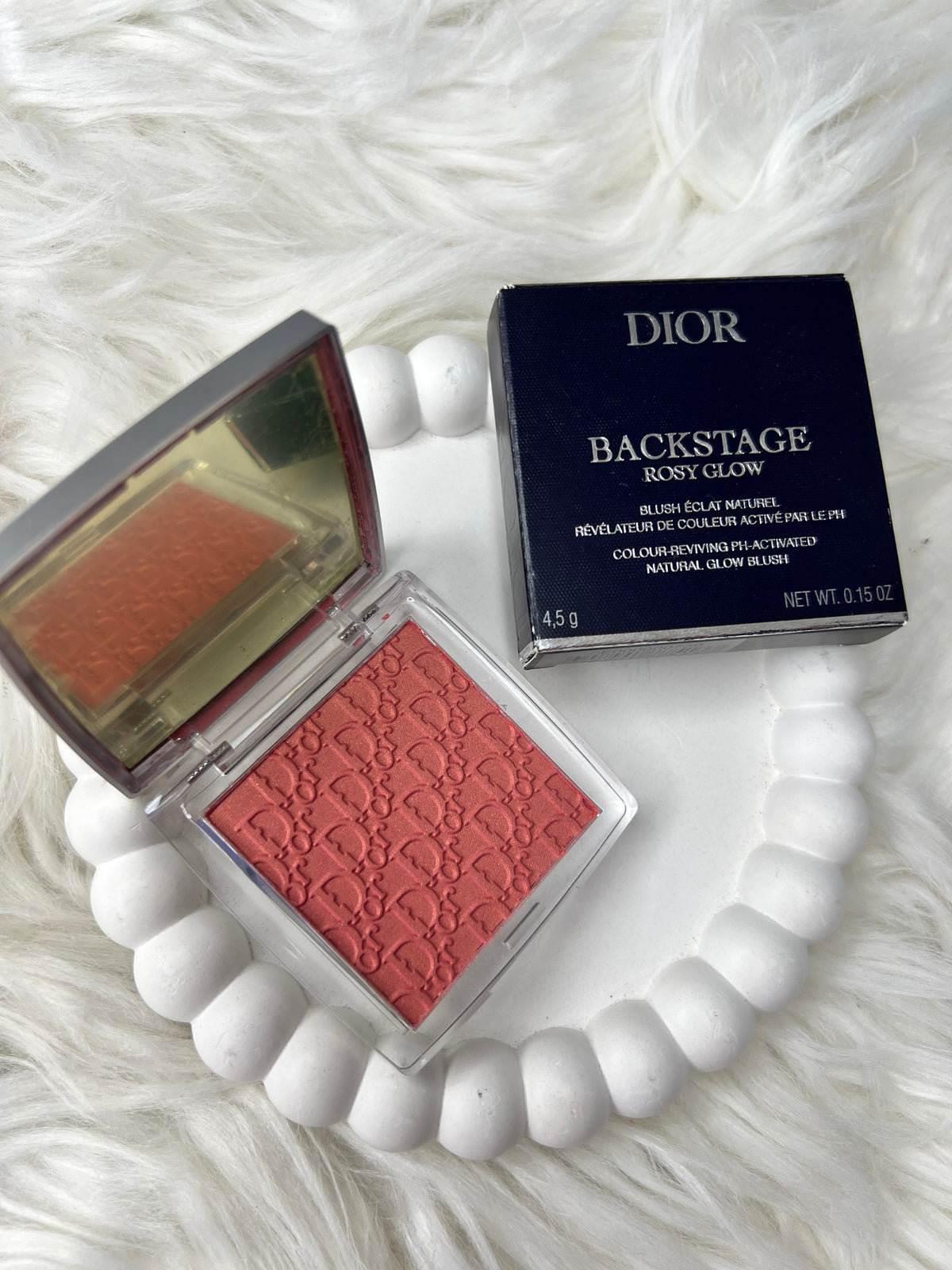 Dior Backstage Rosy Glow Blush - Deep Rosy Pink - PH Activated Natural Glow Blush - 4.5g - Original
