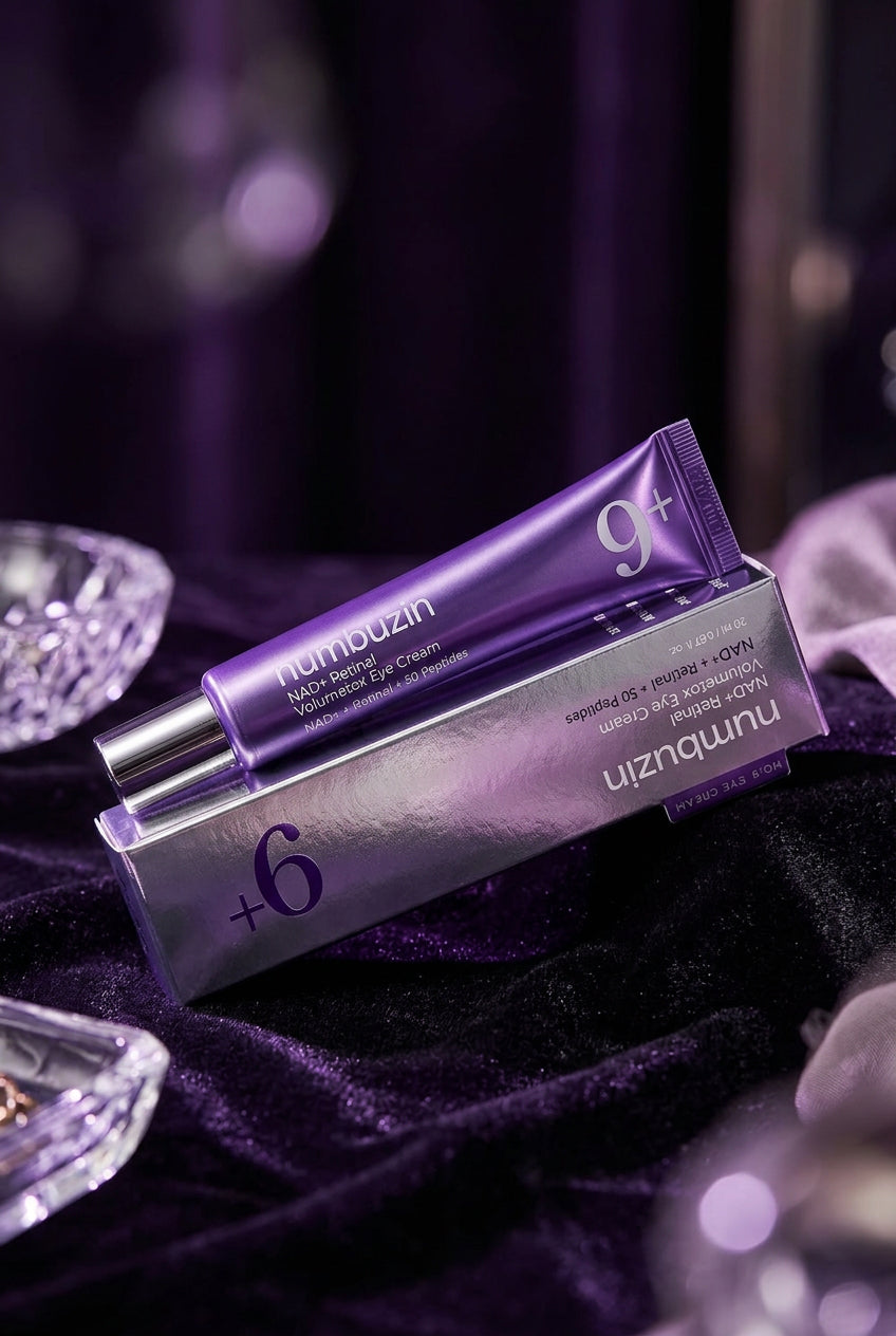 Numbuzin No.9 NAD+ Retinal Volumetox Eye Cream - NAD+ Retinal + 50 Peptides - Anti-Aging - Wrinkle Volume - 20ml - Original Korea