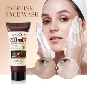 Aging with SADOER Retinol Caffeine Cleanser! ✨☕