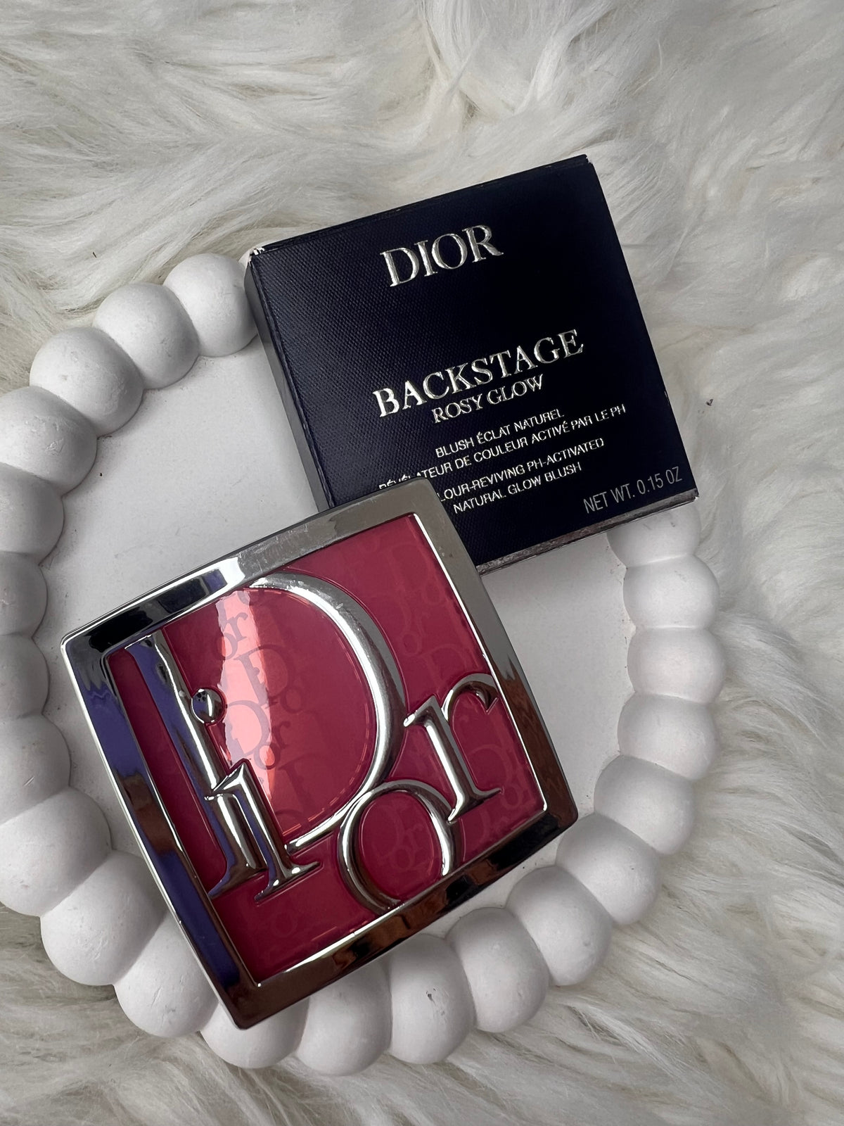 Dior Backstage Rosy Glow Blush - Deep Rosy Pink - PH Activated Natural Glow Blush - 4.5g - Original