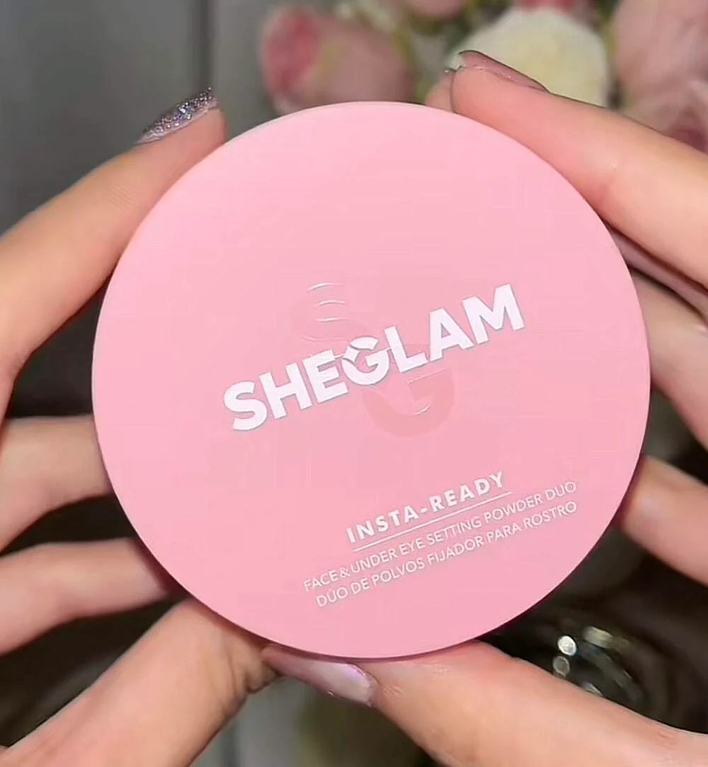 SHEGLAM Insta-Ready Setting Powder - Bubblegum - 7gm - Face & Under Eye Powder