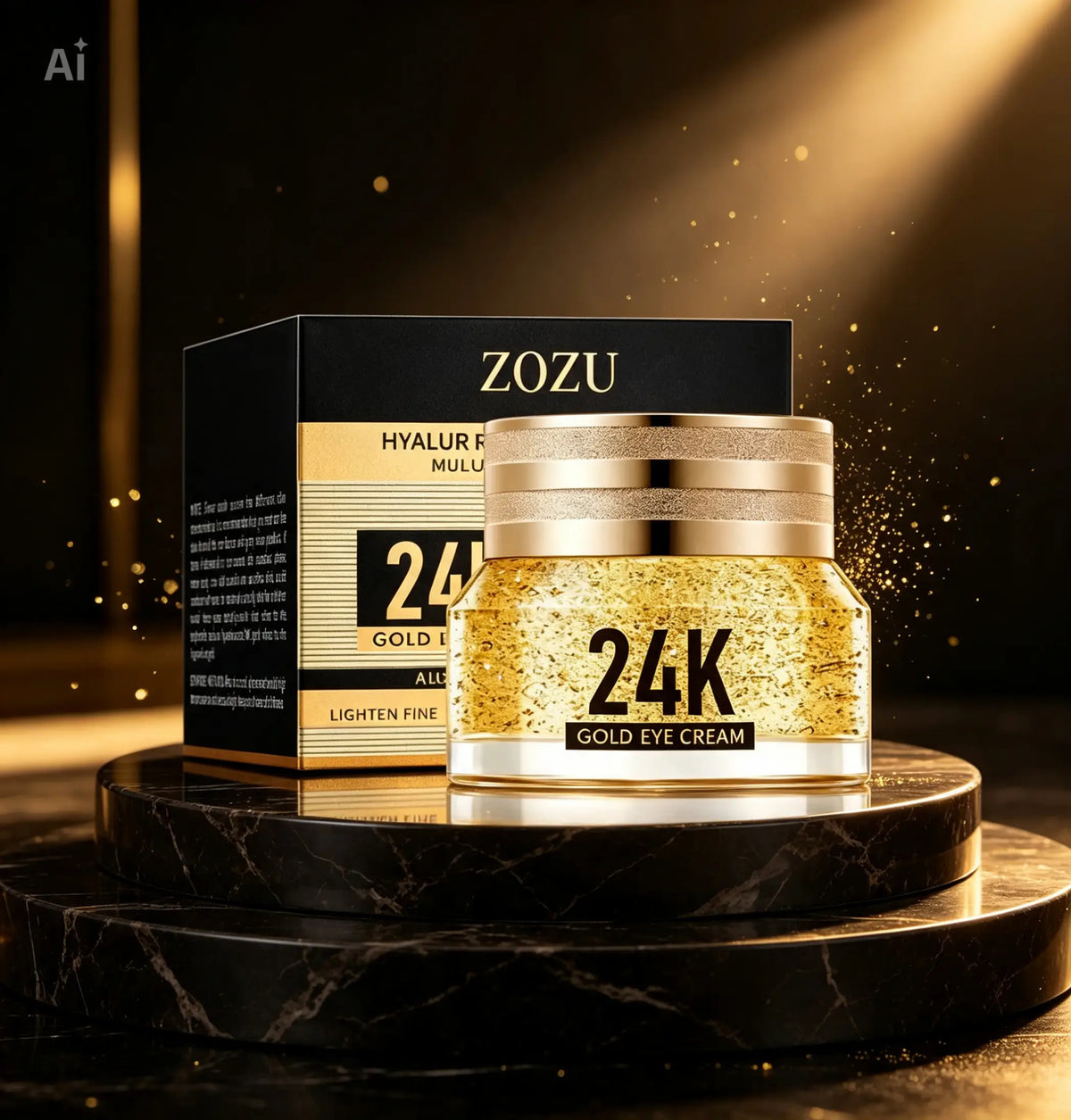 ZOZU 24K Gold Eye Cream - 24K Gold - Original - Lighten Fine Lines