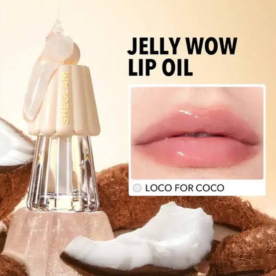 SHEGLAM Jelly Wow Lip Oil - Berry Involved - Loco For Coco - Hydrating