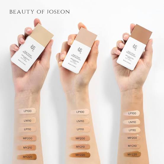 Beauty of Joseon Daily Tinted Fluid Sunscreen - Natural Glow with SPF 40 Protection