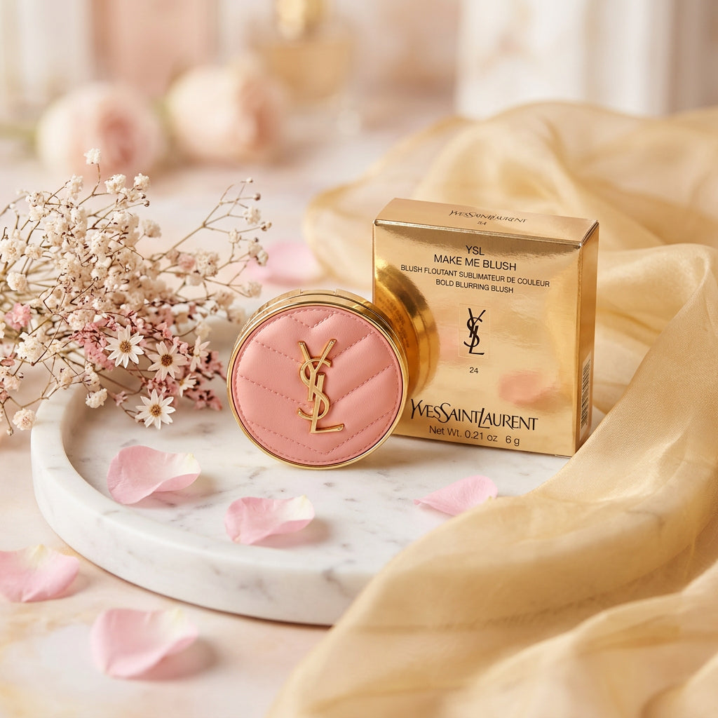 YSL Make Me Blush Blush - 24 Suave Sunstone (6g) | Warm Peachy Nude | Original Luxury Blush