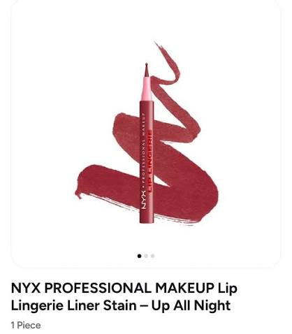 NYX Lip Lingerie Liner Stain - Up All Night Berry / Brown Nude