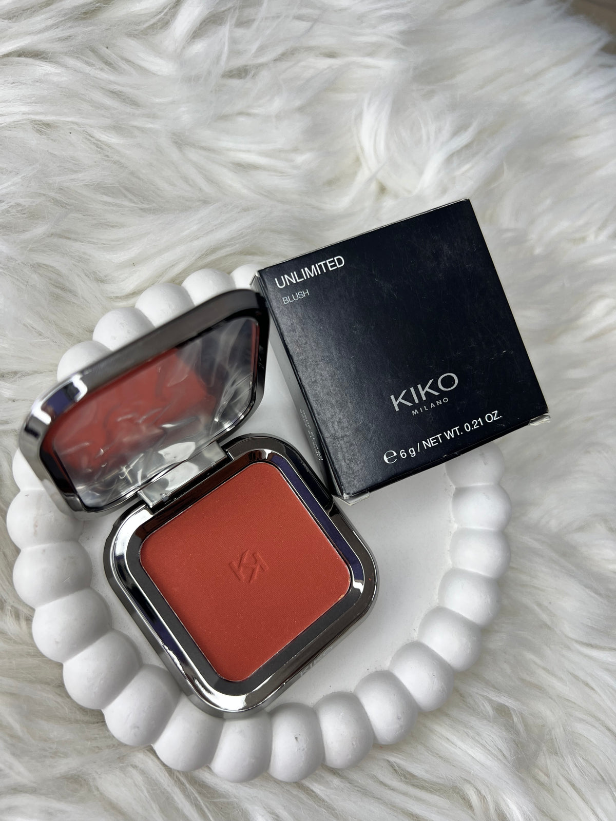 KIKO Milano Unlimited Blush - Terracotta Warm Brick - Long Lasting Blush - 6g - Original