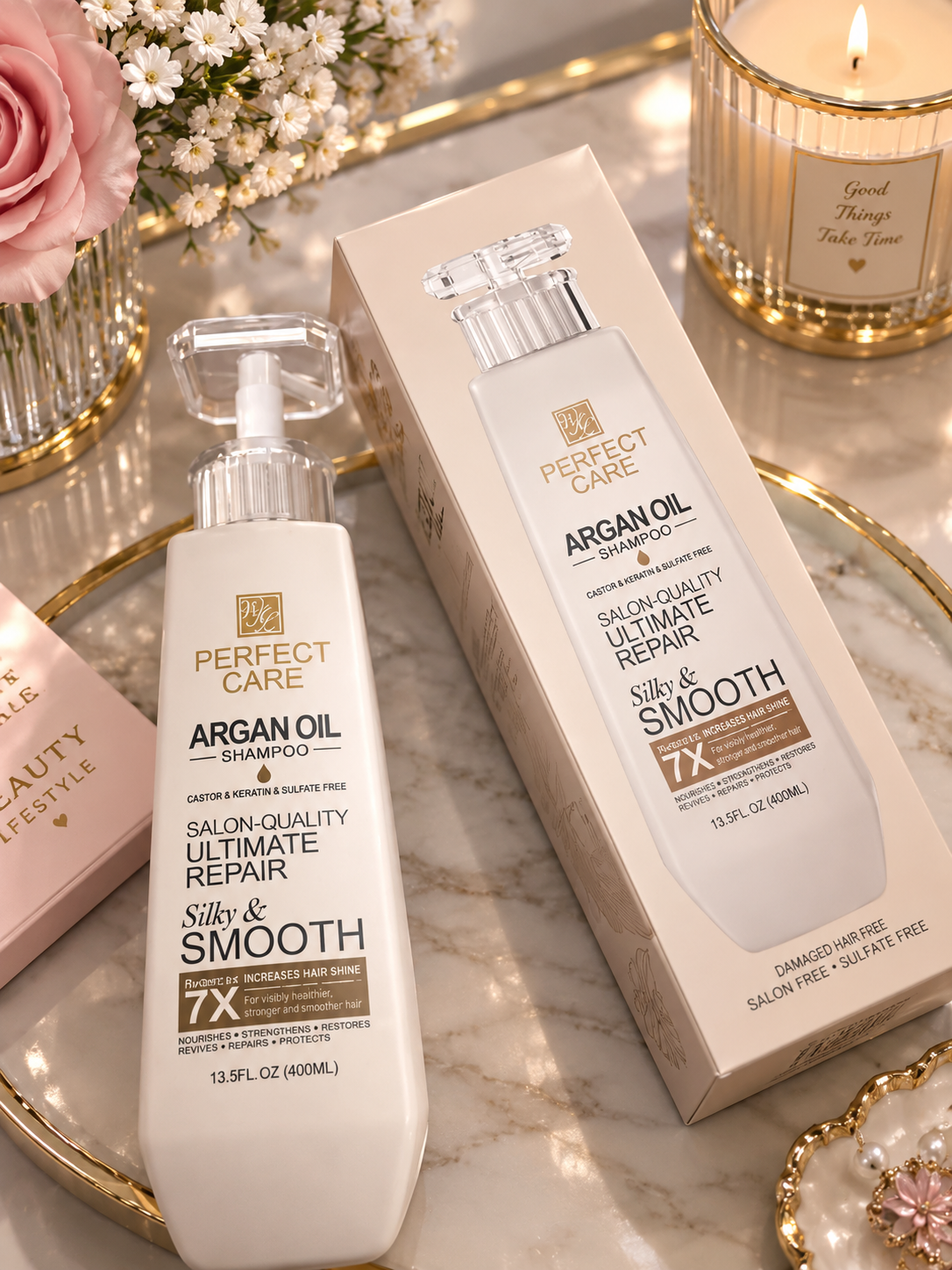 Perfect Care Shampoo 400ML - Argan Oil Repair