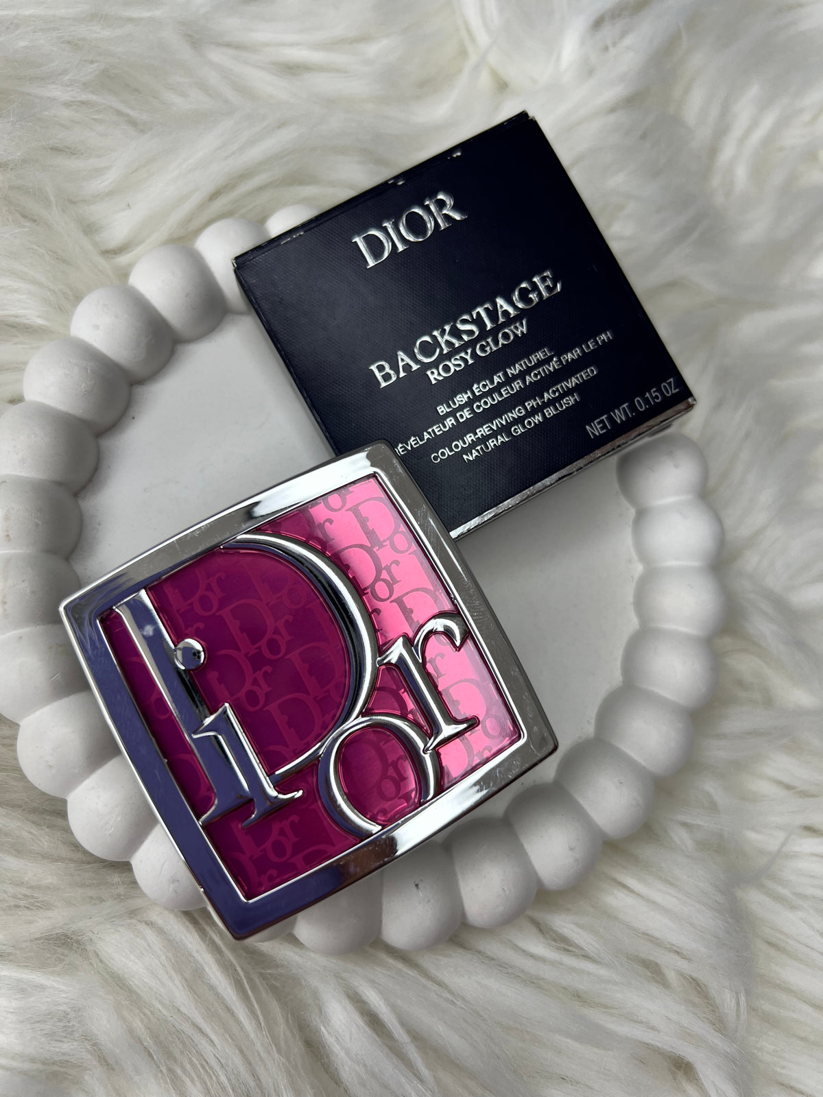 Dior Backstage Rosy Glow Blush 001 Pink - PH Activated - Natural Glow - 4.5g - Original