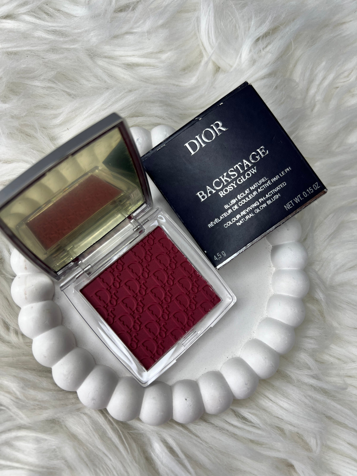 Dior Backstage Rosy Glow Blush 001 Pink - PH Activated - Natural Glow - 4.5g - Original