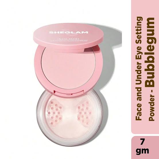 SHEGLAM Insta-Ready Setting Powder - Bubblegum - 7gm - Face & Under Eye Powder